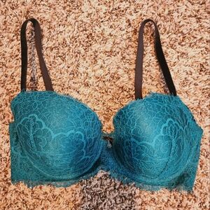 Victoria Secret 32D Very Sexy Teal Bra
